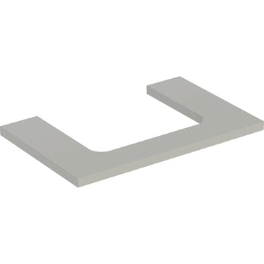 Geberit ONE bordplade t/håndvask udskæring midt 75 x 3 x 47 cm Greige - 1