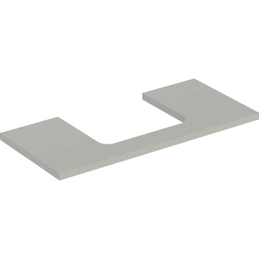 Geberit ONE bordplade t/håndvask udskæring midt 105 x 3 x 47 cm Greige - 1