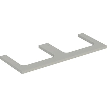 Geberit ONE bordplade t/håndvask dob. udskæring 120 x 3 x 47 cm Greige - 1