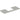 Geberit ONE bordplade t/håndvask udskæring midt 120 x 3 x 47 cm Greige - 1