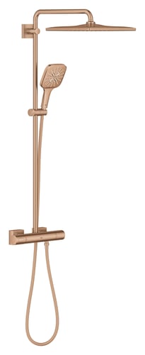 GROHE Rainshower 310 Cube brusesystem med termostat 9,5l bør Warm Sunset - 1