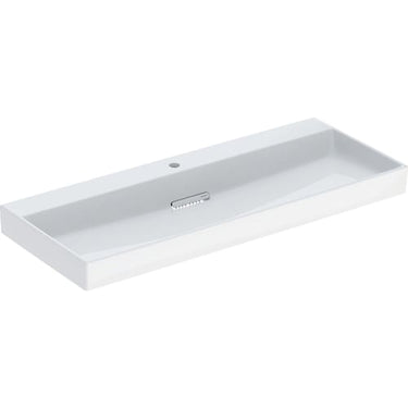 Geberit ONE håndvask 120 x 48 cm m/hanehul hvid/KeraTect blank hvid - 1