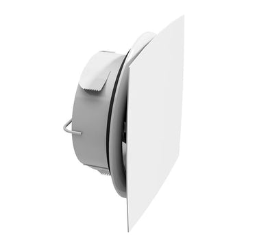 Lindab Airy frontplade buet AIRYFP-BOW 100 mm RAL9003 - 1