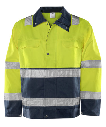 HI VIS Jakke KL3 4794 gul/marine L - 1