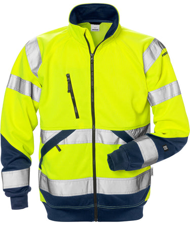 Hi Vis sweatjakke 126534 gul/mar 3XL - 1
