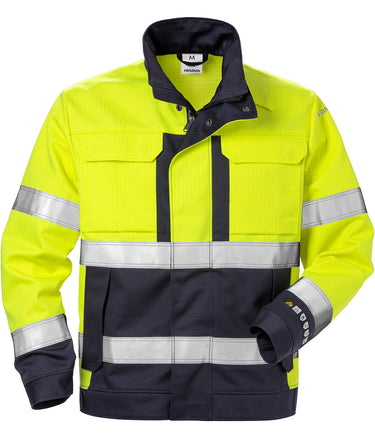Flame HiVis Jakke 125938 Gul/Marine S - 1