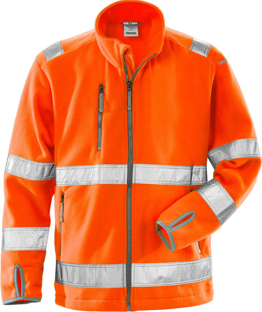 Hi-Vis Fleecejakke kl3 114087 orange str XL - 1