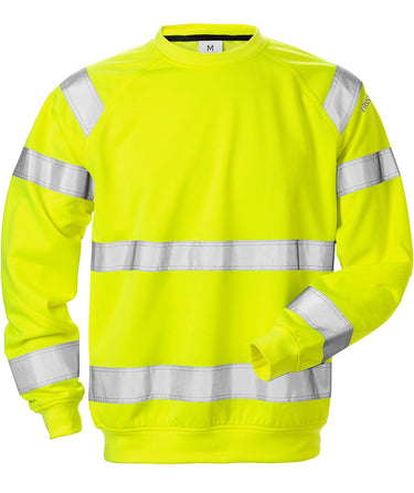 HI VIS Sweatshirt KL3 7446 SHV gul 2XL - 1