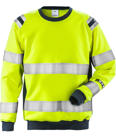 FS Flame HiVis Sweatshirt 109428 Gul XL - 1