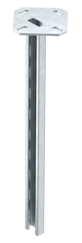 LOFTPENDEL C21 K 110FT HDG 41X21X1000 MED PÅSVEJSET TOPPLADE - 1