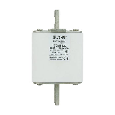 Sikrings link high speed 800 A AC 1000 V DIN 3 74 x 90 x 139 mm aR DIN IEC single indicator - 1