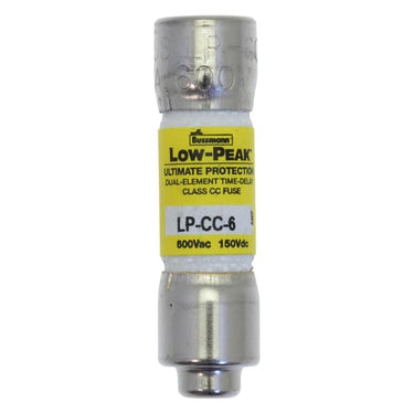 Sikrings link LV 6 A AC 600 V 10 x 38 mm CC UL time-delay rejection-type - 1