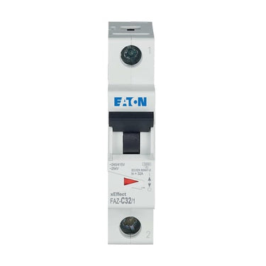 Automatsikring (MCB) C-karakteristik 32A 1-Pol 15kA 1-moduler UL1077 - 1