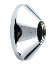 Vægroset 3/4" x Ø70 mm højde 26 mm konisk krom - 1