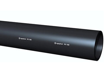 PE100 SDR 17 rør sort 75 x 4,5 mm - 1