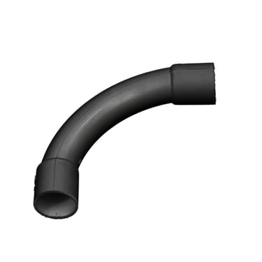 63MM (2 1/2") BØJNING HALOGENFRI SORT - 1