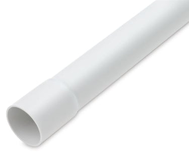 Plastrør UNITE 16 mm PVC hvid L=3M med muffe - 1