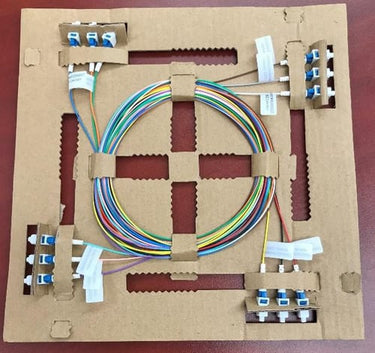 Pigtail Kit 12xLC/UPC Singlemode (OS2) 1M 900my TB TIA Colors 1-12 - 1