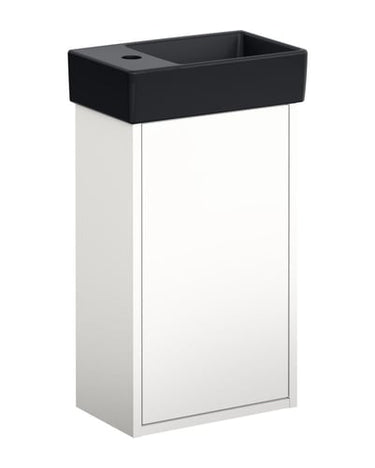 Gustavsberg Artic Small møbelsæt m/håndvask hh højre 360 x 220 x 645 mm hvid/sort - 1