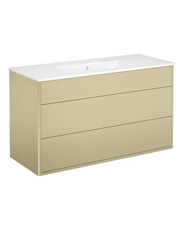 Gustavsberg Graphic møbelsæt m/2 skuffer og håndvask 550 x 1000 x 400 mm beige - 1