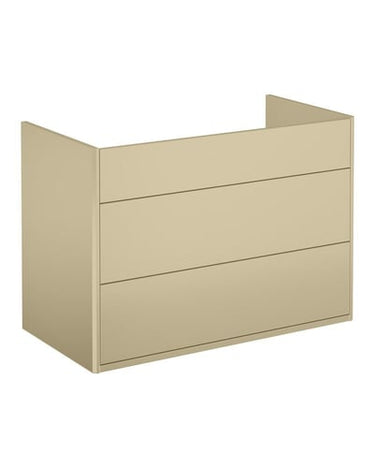 Gustavsberg Graphic vaskeskab m/2 skuffer uden håndvask 790 x 440 x 550 mm beige - 1