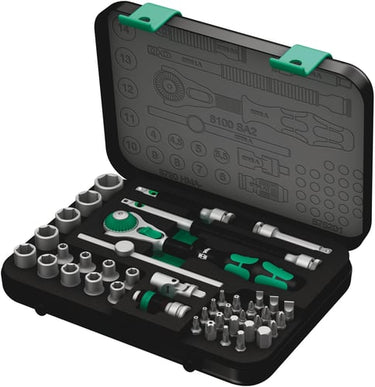8100 SA 2 Zyklop Speed-skraldesæt 1/4"-tilslutning metrisk 42 dele - 1