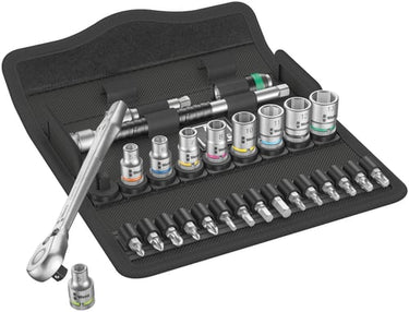8100 SA 8 Zyklop Metal-skraldesæt omskiftergreb 1/4"-tilslutning metrisk 28 dele - 1