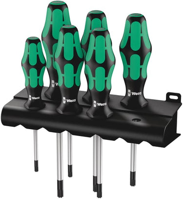 Wera 367/6 Skruetrækkersæt Kraftform Plus TORX® + rack 6 dele - 1