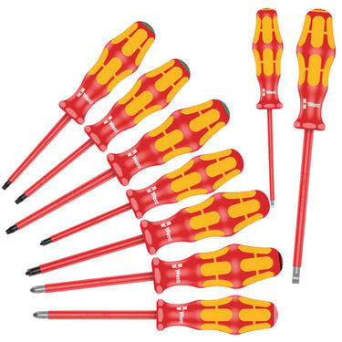 Wera 160 i/162 i/167 i/9 Skruetrækkersæt Kraftform Plus serie 100 9 dele - 1