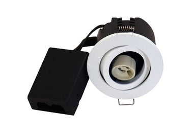 6-pack DL GU10 230V 7W IP21 kipbar hvid - 1