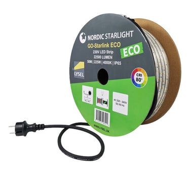 GO-Starlink ECO LED Strip 50meter 450lm/m 230V/AC 22.500lm - 1