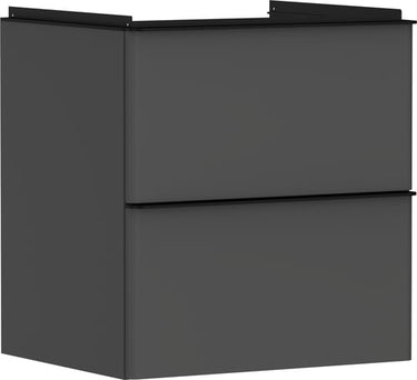 hansgrohe Xelu Q vaskeskab 580/475 2sk mat diamantgrå - 1