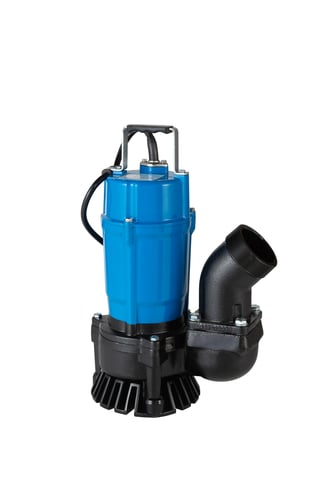 750W Tsurumi Entreprenørpumpe 3" 230V 580L/min - 1