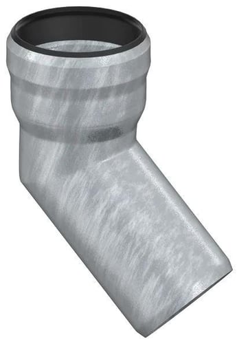 GM-X bøjning 70° DN50 galvaniseret - 1
