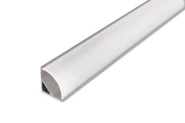 Alu profil 2 med opal cover - 2,5 m - 1
