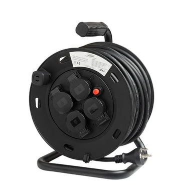 Kabeltromle 40m. 4 udtag. 3G1,5 H07RN-F. - 1