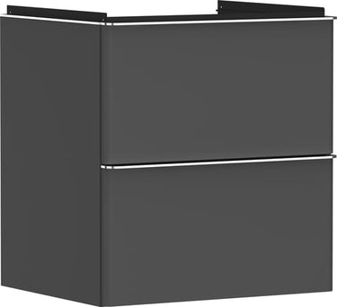 hansgrohe Xelu Q vaskeskab 580/475 2sk mat diamantgrå - 1