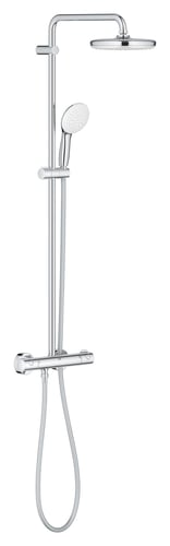 GROHE Tempesta 210 brusesystem med termostat til væg 8,5l krom - 1