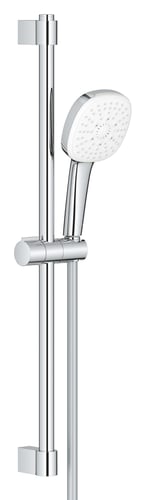 GROHE Tempesta Cube 110 III brusestangsæt 600 mm 8,4 l krom - 1