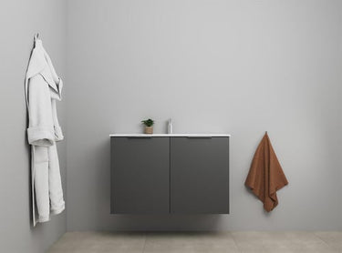 Sanibell Online møbelsæt 101x36cm 2 låger mat antracit usamlet - 1