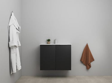 Sanibell Online møbelsæt 81x36cm 2 låger mat sort - 1