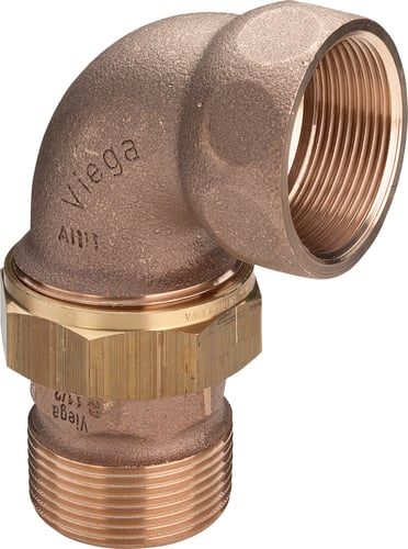 Viega vinkelunion muffe-nippel 3/4" - 1