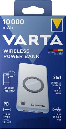 Varta Wireless Powerbank 10000mAh - 1
