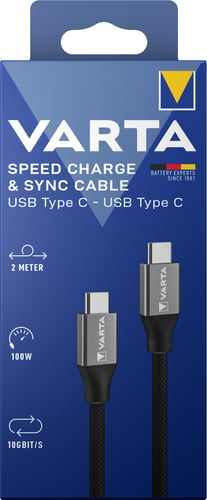 Varta Speed Charge & Sync Kabel USB Type C til USB Type C - 1