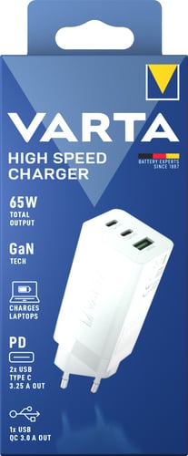 Varta High Speed Oplader 65W - 1