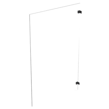 Ifö Showerama Art brusevæg 120 cm sort mat - 1