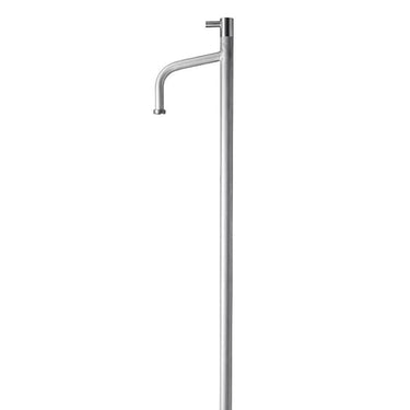 Eqi 4275 fritstående arbejdsvandpost 3/4x3/4 1600mm m/greb silkemat - 1