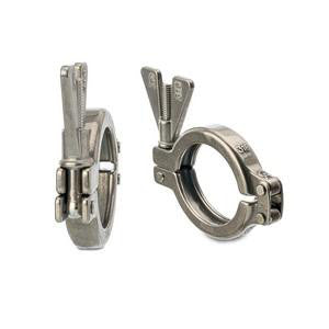 AC clamp type SAF-SH m/vingemøtrik 316L DN80 85-88,9mm - 1
