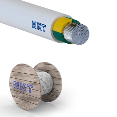 Forsyningskabel NOIK-AL 90° 1G150 Lysegrå AFM - 1