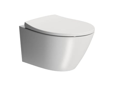 GSI Modo mathvid vægtoilet 52x37cm med Swirlflush skylleteknik - 1
